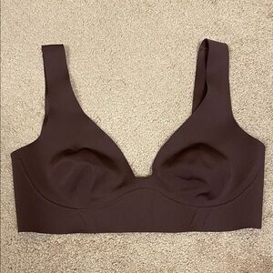 SKIMS Seamless Corset Brown Bra
